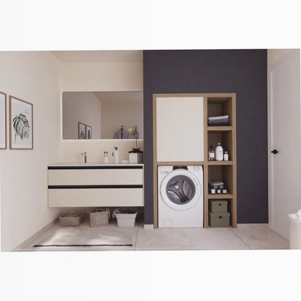 Lavatrice a carica frontale RapidÓ RO 1284DWMST/1-S 1200rpm 8kg Bianco Libera