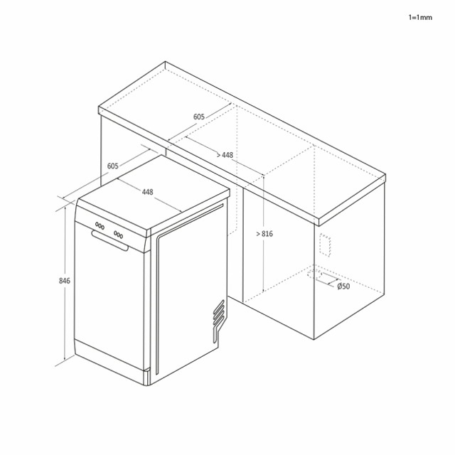 Lavastoviglie - Brava - CDPH 2D1047S - 32002571