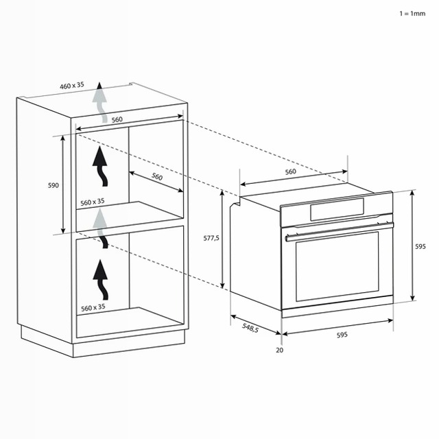 Forno Classic FCC603NAV - Candy