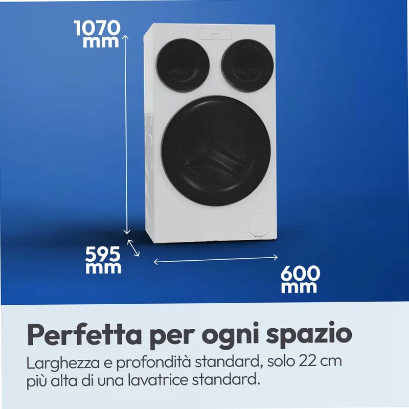 Lavatrice a carica frontale MultiWash - Candy MQD 410CBL9-11 10kg