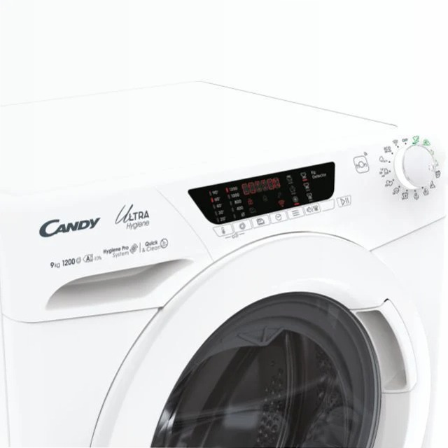 Lavatrice a carica frontale Ultra Hygiene - Candy 1200rpm 9kg Bianco Libera