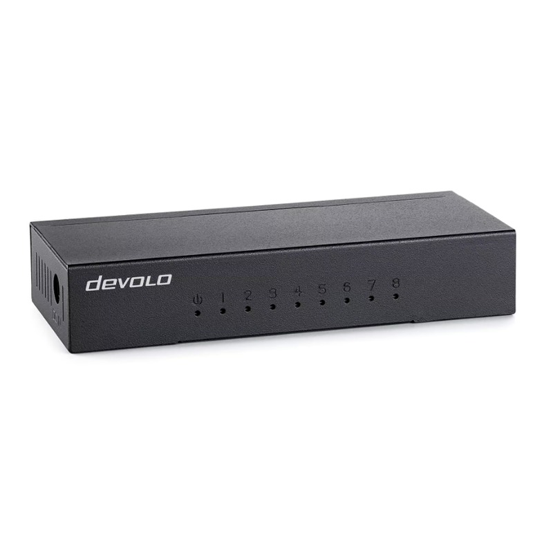 Switch Gigabit Ethernet 8 Port Devolo