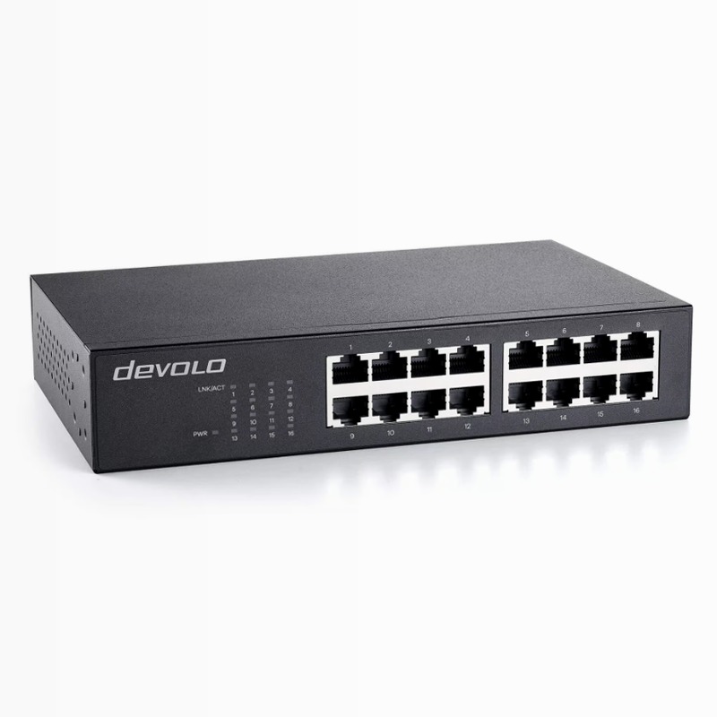 Switch Gigabit Ethernet 16 Porte Devolo