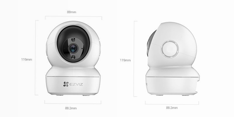 EZVIZ C6N 4MP - Copre ogni angolo con risoluzione 2K