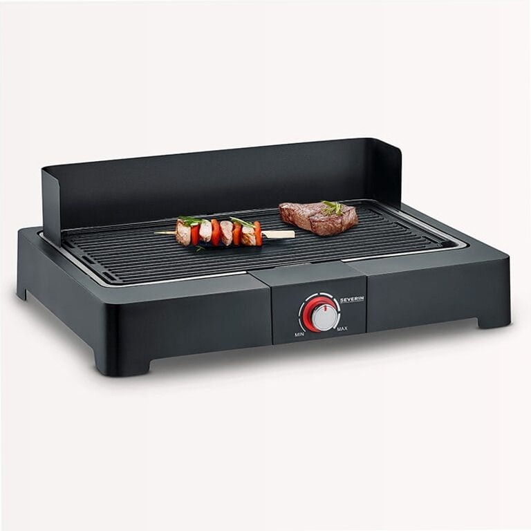 Barbecue da tavolo Severin - Griglia in Alluminio Pressofuso Beige