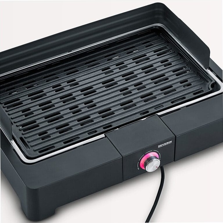 Barbecue da tavolo Severin - Griglia in Alluminio Pressofuso Beige