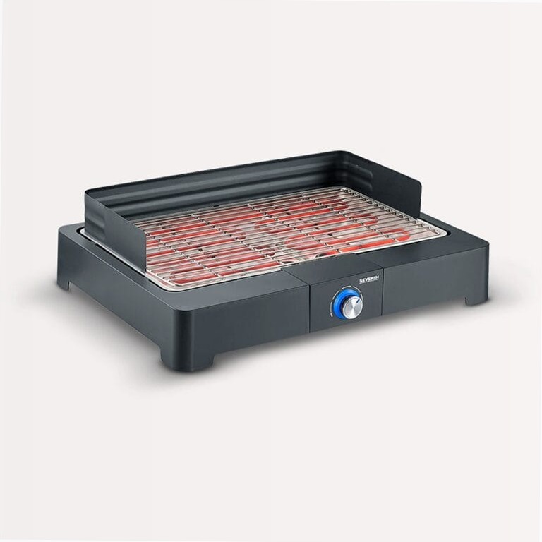 Barbecue da tavolo Severin - Plug-and-Grill Beige
