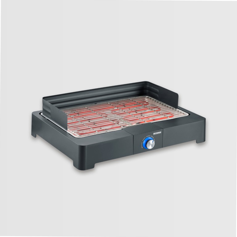 Barbecue da tavolo Severin - Plug-and-Grill Beige