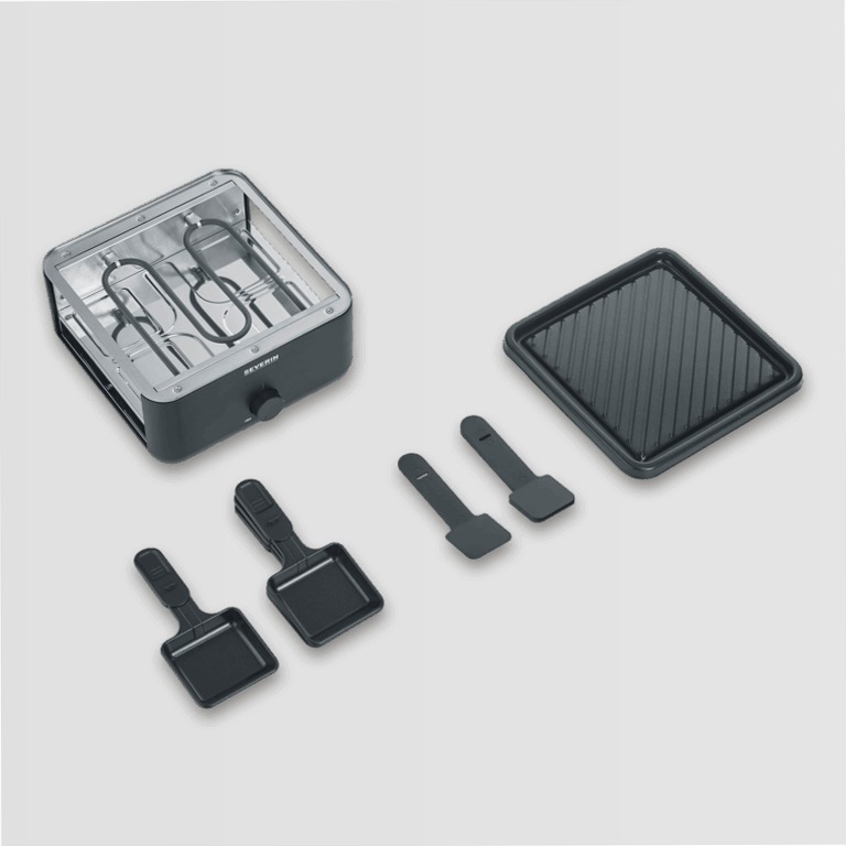 Linea nera Lite Mini Raclette-Grill - Severin Nero