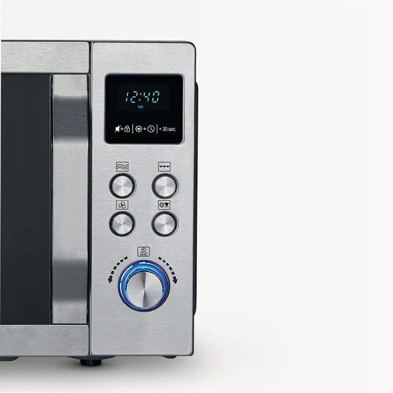 Microonde 3-in-1 Severin - Funzioni Grill e Aria Calda Acciaio 25