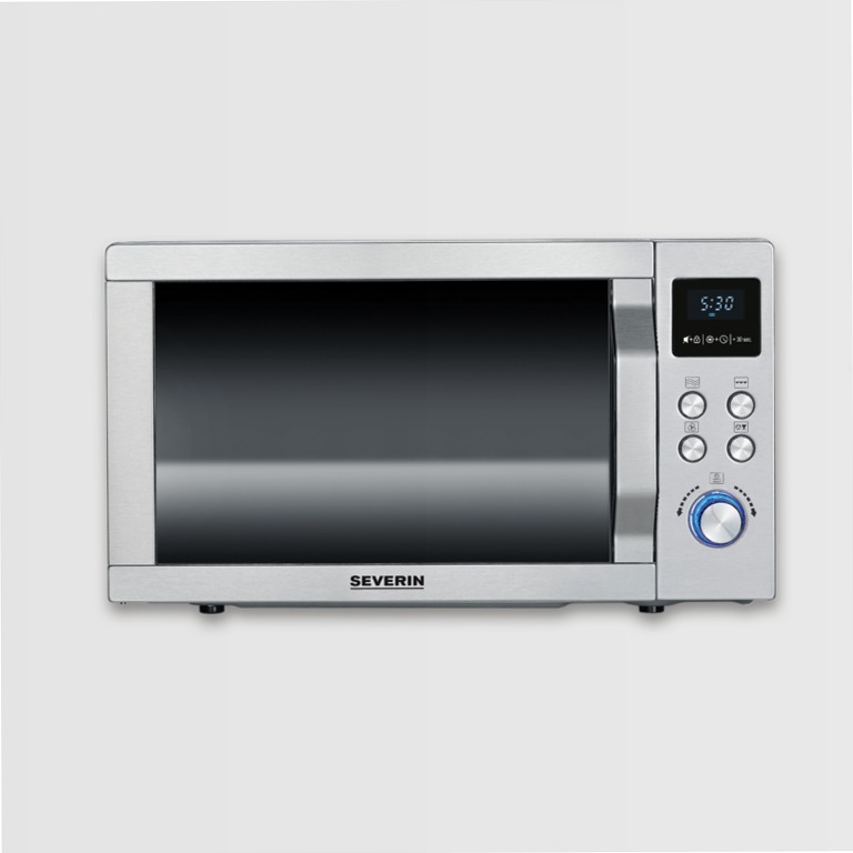 Microonde 3-in-1 Severin - Funzioni Grill e Aria Calda Acciaio 25