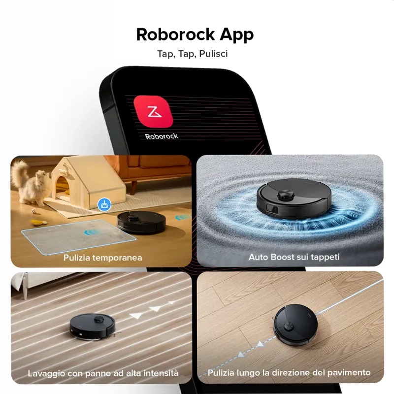 Roborock Q10 S5 Set - Pulizia Profonda e Silenziosa