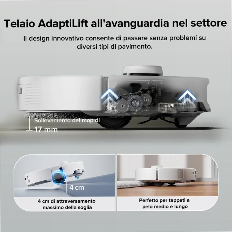 Roborock-Qrevo Edge: il robot aspirapolvere per una pulizia senza sforzo 18.5w