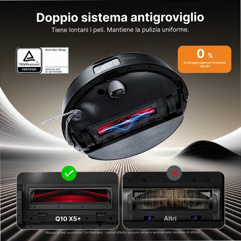 Roborock Q10 X5+ - Robot Aspirapolvere
