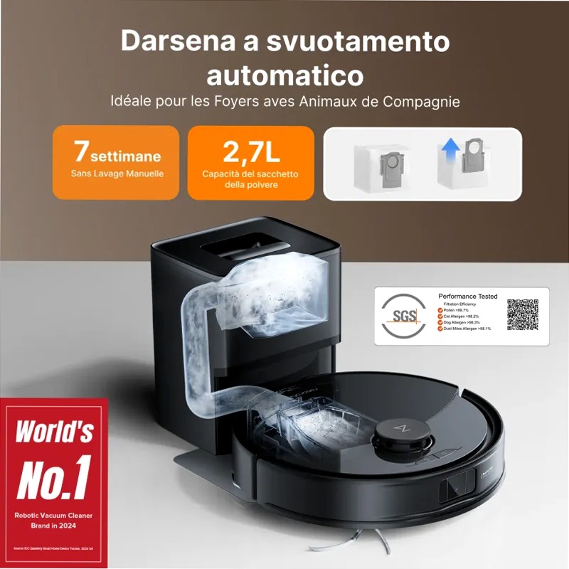 Roborock Q10 X5+ - Robot Aspirapolvere