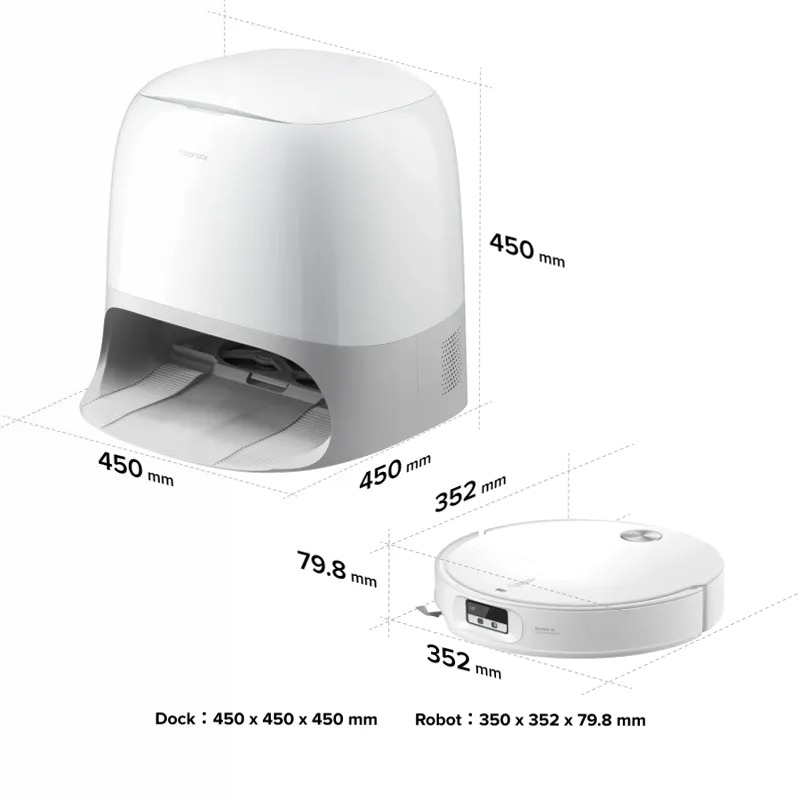 Roborock Qrevo CurvX: Aspirapolvere Sottile per Pulizie Profonde 22w