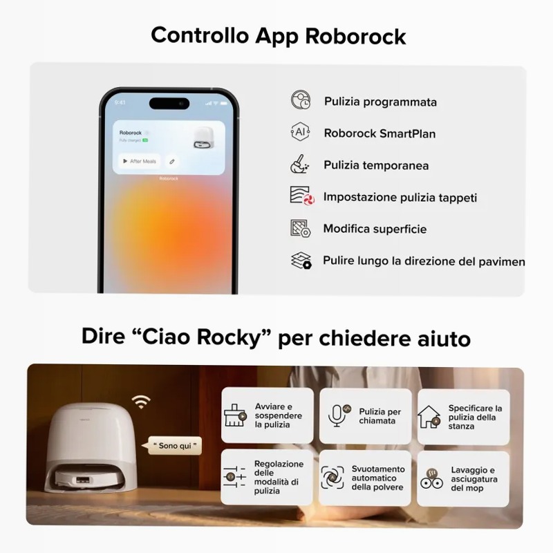 Roborock Qrevo CurvX: Aspirapolvere Sottile per Pulizie Profonde 22w