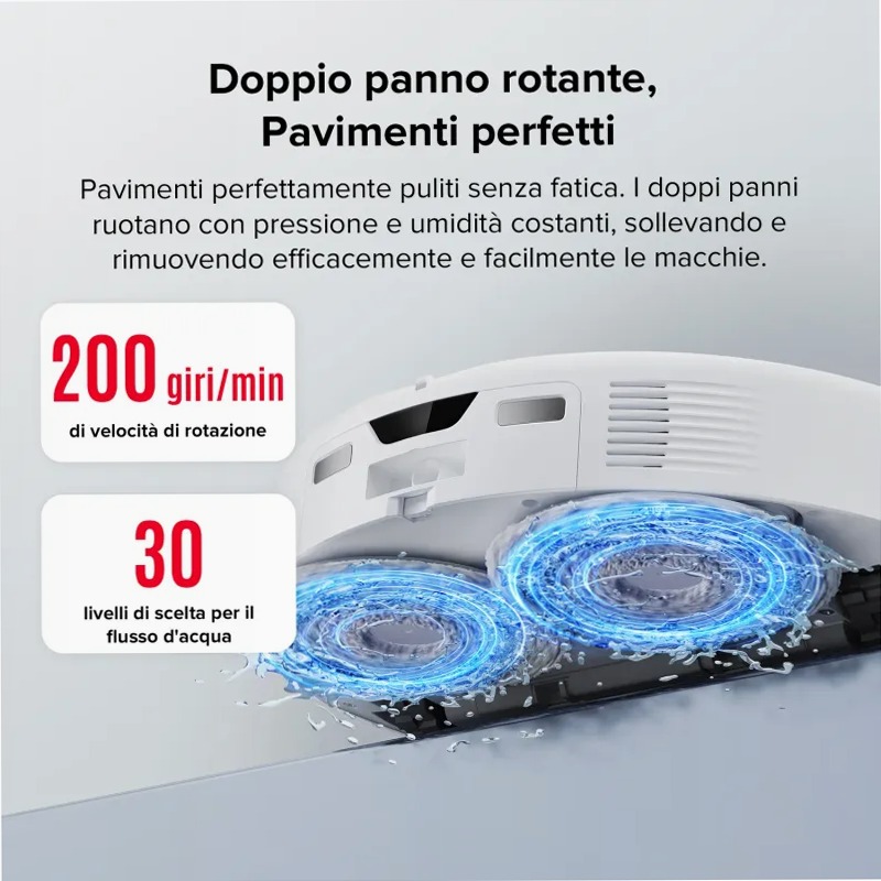 Roborock Qrevo Curv: Pulizia senza grovigli e eleganza 18.5w