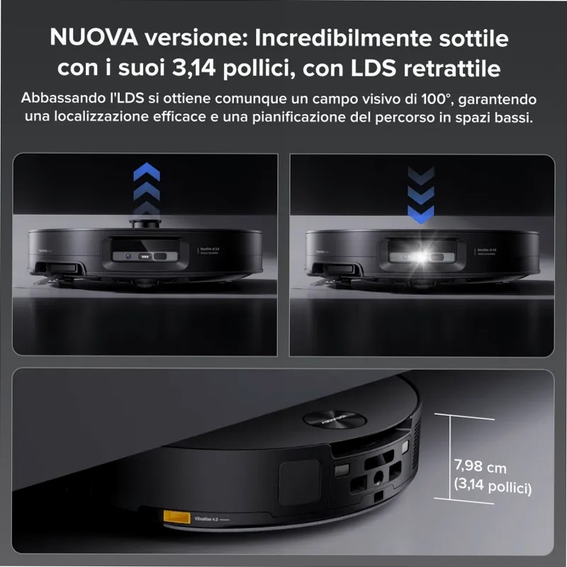 Roborock Saros 10: Pulizia intelligente e efficiente 52w