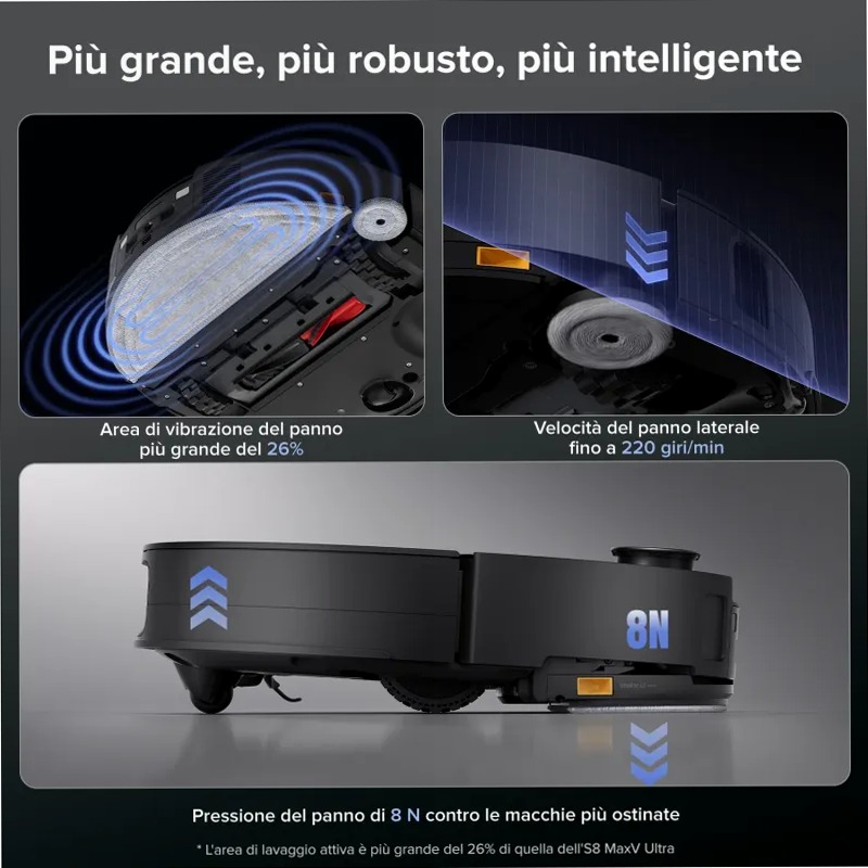 Roborock Saros 10: Pulizia intelligente e efficiente 52w