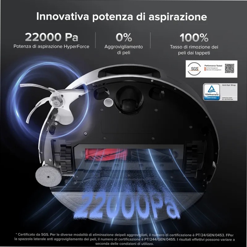 Roborock Saros 10: Pulizia intelligente e efficiente 52w