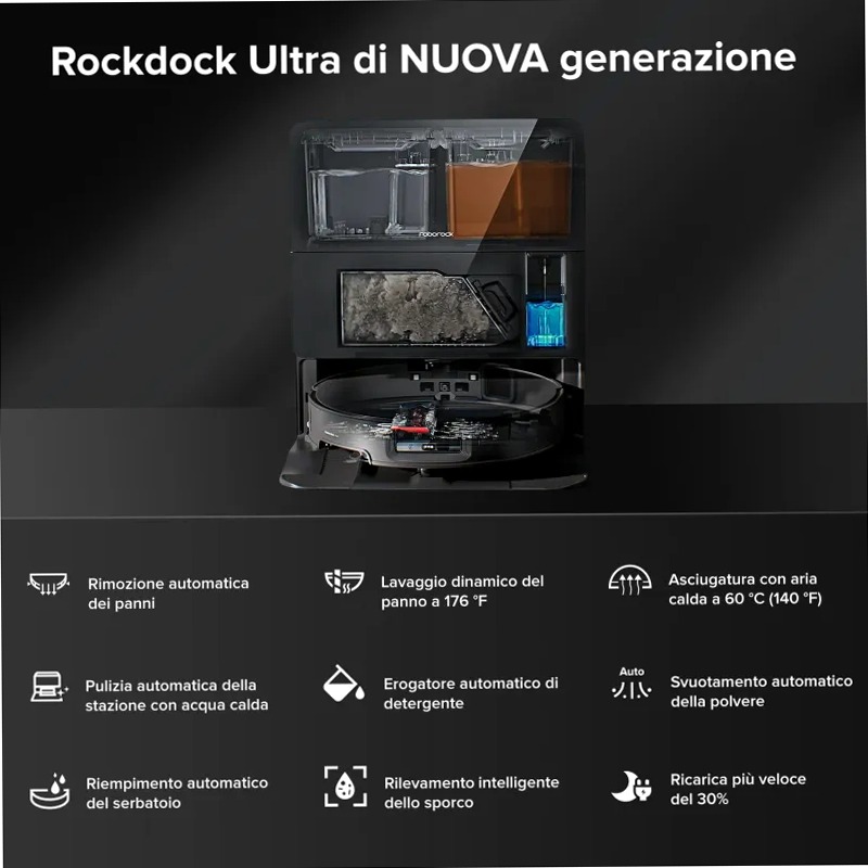 Roborock Saros 10: Pulizia intelligente e efficiente 52w