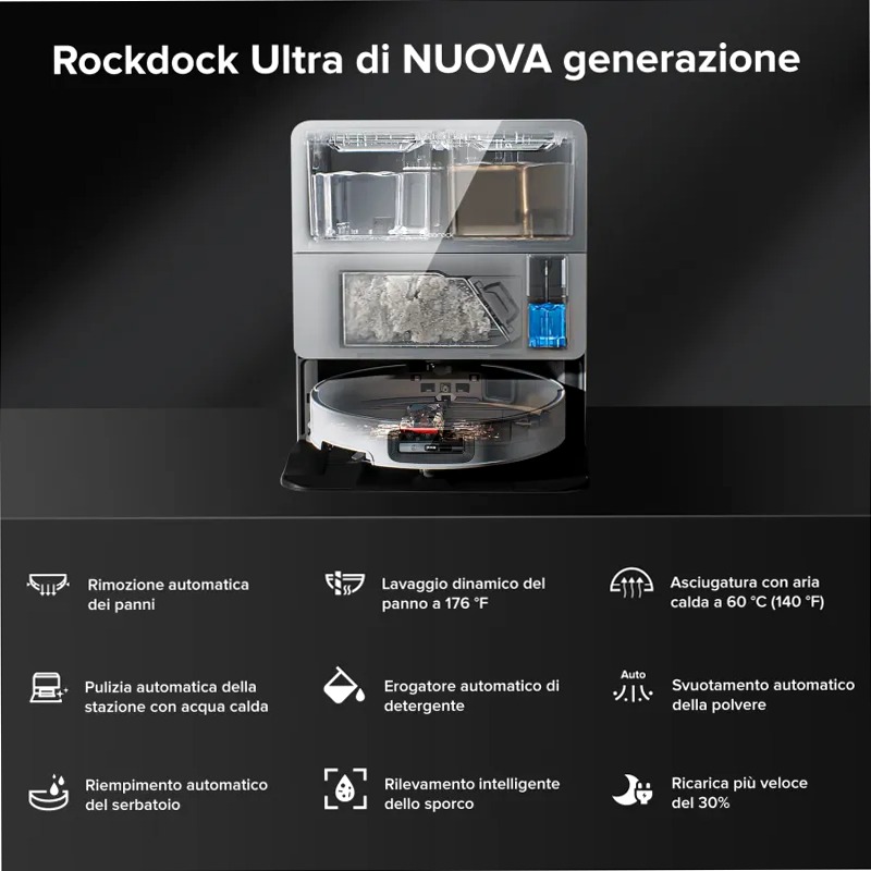 Roborock Saros 10: Pulizia intelligente e efficiente 52w