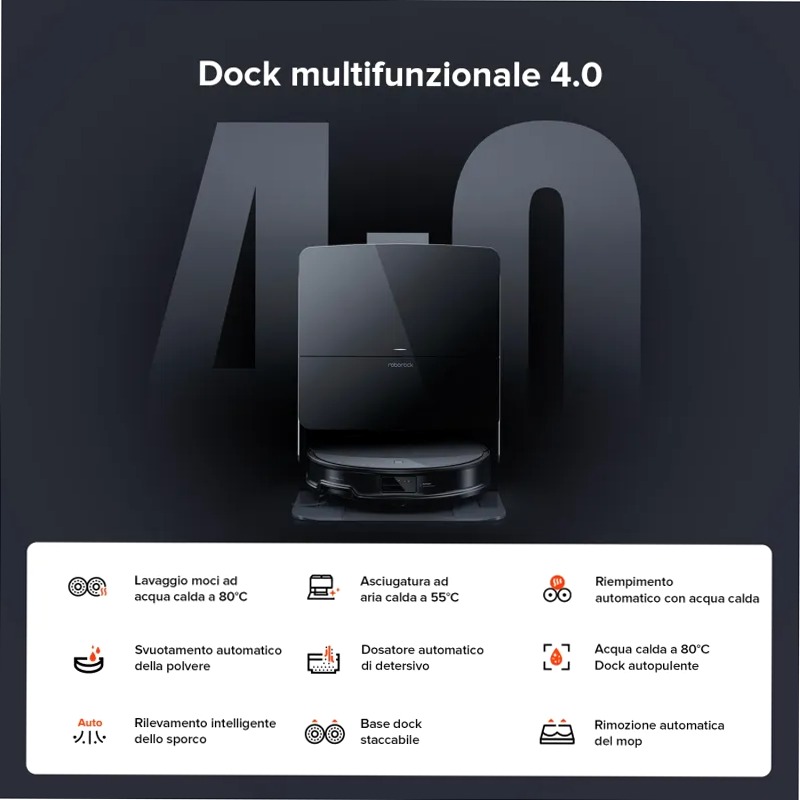 Roborock Saros 10R - Aspirapolvere Intelligente