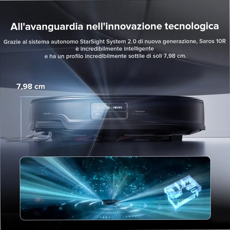 Roborock Saros 10R - Aspirapolvere Intelligente