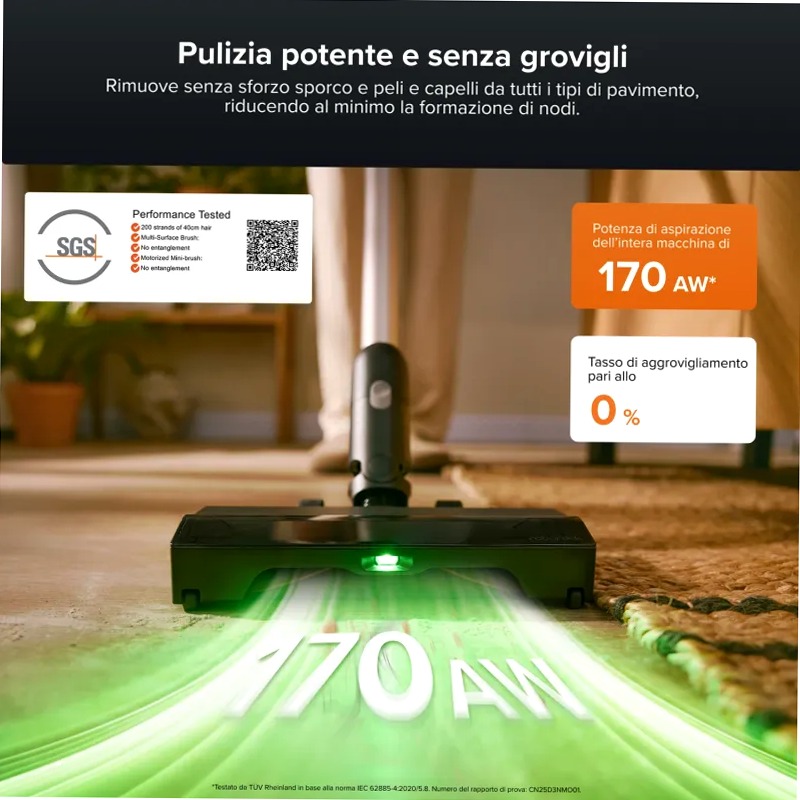 Roborock H60 Hub Pro: Aspirapolvere senza fili avanzato