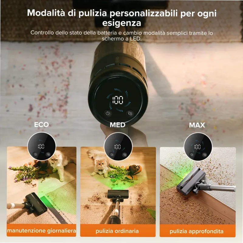 Roborock H60 Hub Pro: Aspirapolvere senza fili avanzato