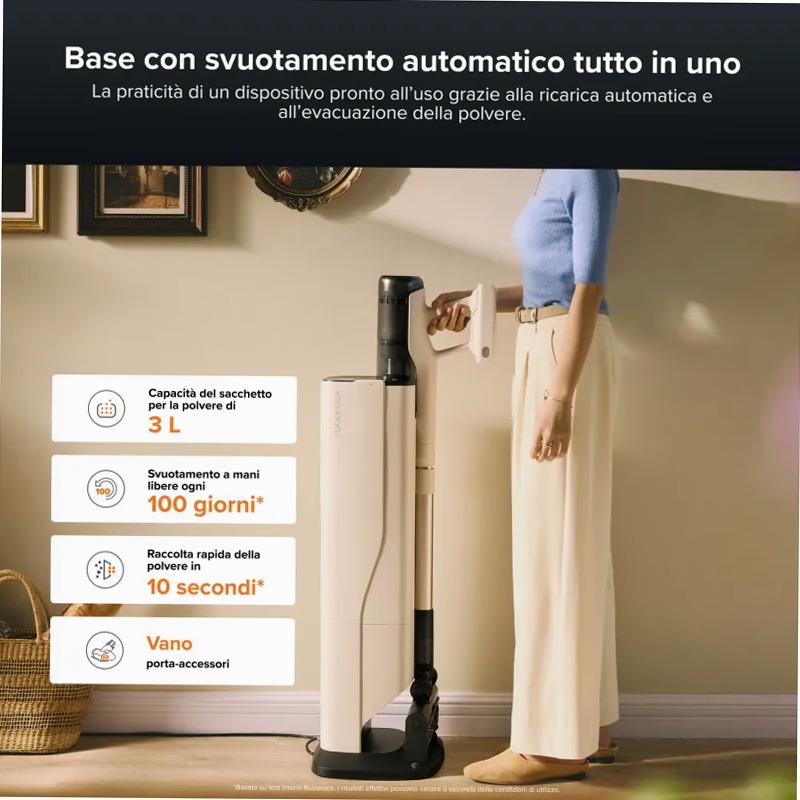 Roborock H60 Hub Pro: Aspirapolvere senza fili avanzato