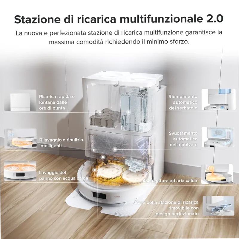 Robot aspirapolvere Roborock Qrevo Pro