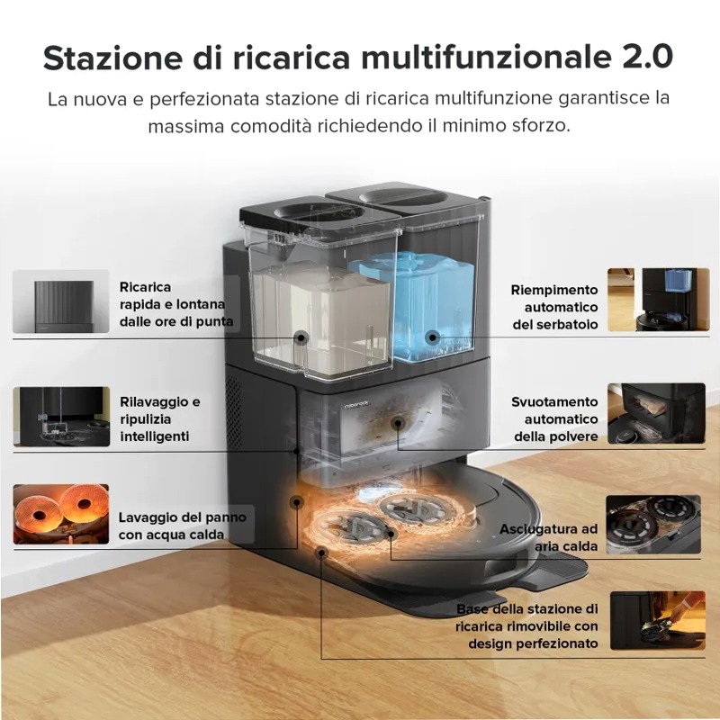 Robot aspirapolvere Roborock Qrevo Pro