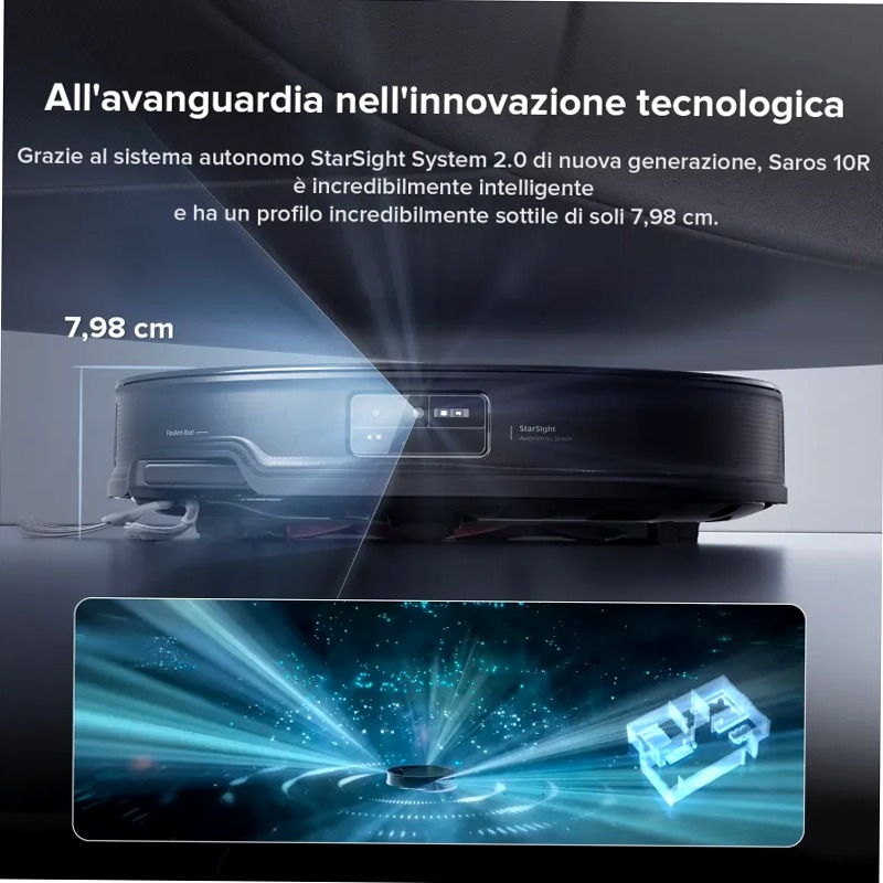 Roborock Saros 10R: Aspirapolvere Intelligente