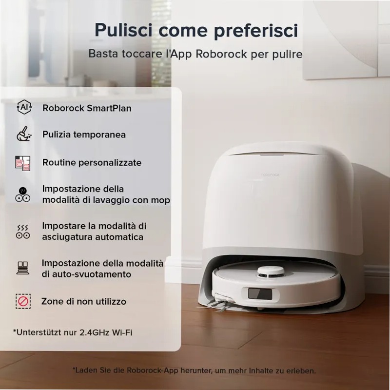 Roborock Qrevo Curv S5X Ricondizionato – 90% come nuovo 18.5w