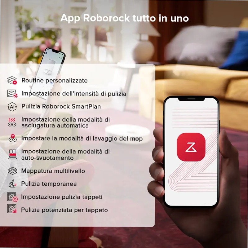 Roborock Qrevo S5V: Pulizia intelligente per la tua casa