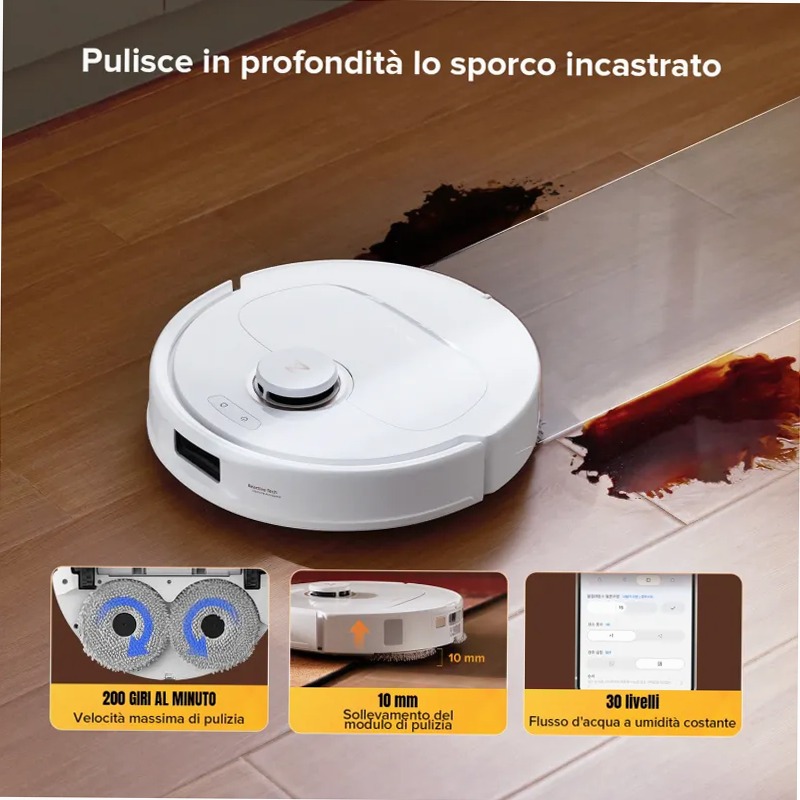Roborock Qrevo S5V: Pulizia intelligente per la tua casa