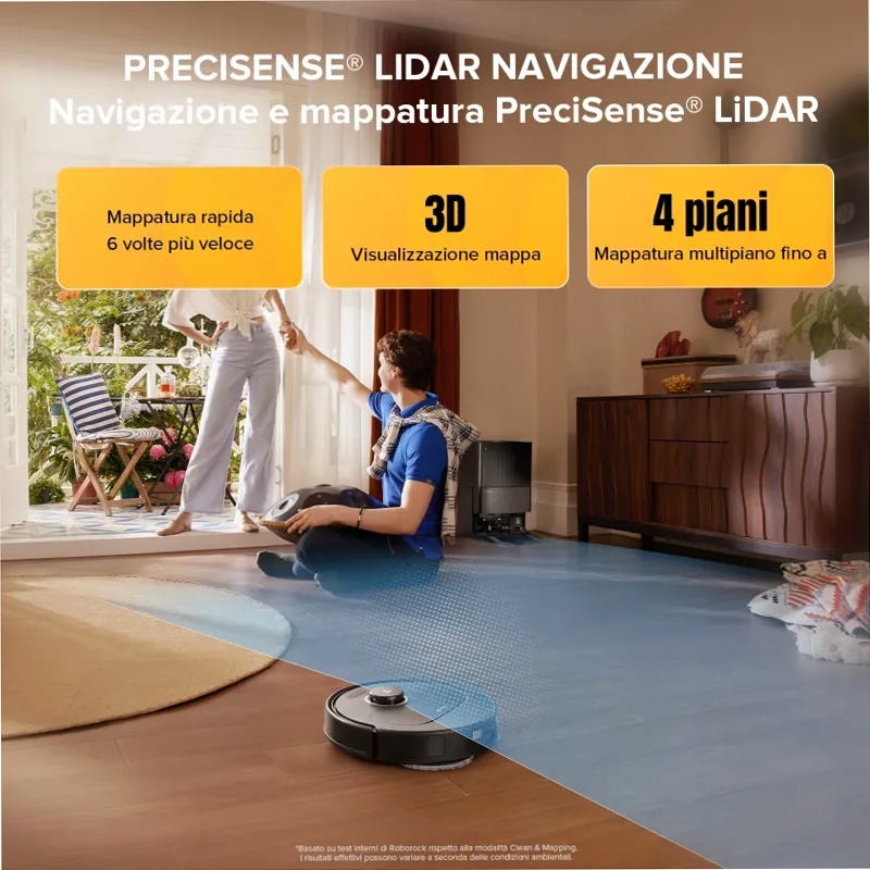 Roborock Qrevo S5V: Pulizia intelligente per la tua casa