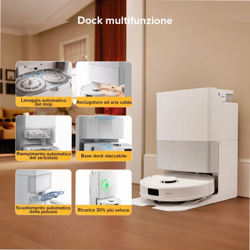 Roborock Qrevo S5V: Pulizia intelligente per la tua casa