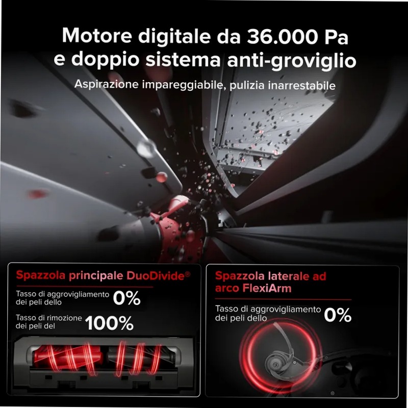 Roborock Saros 20: Aspirapolvere avanzato con AdaptiLift™ Chassis 3.0 36w