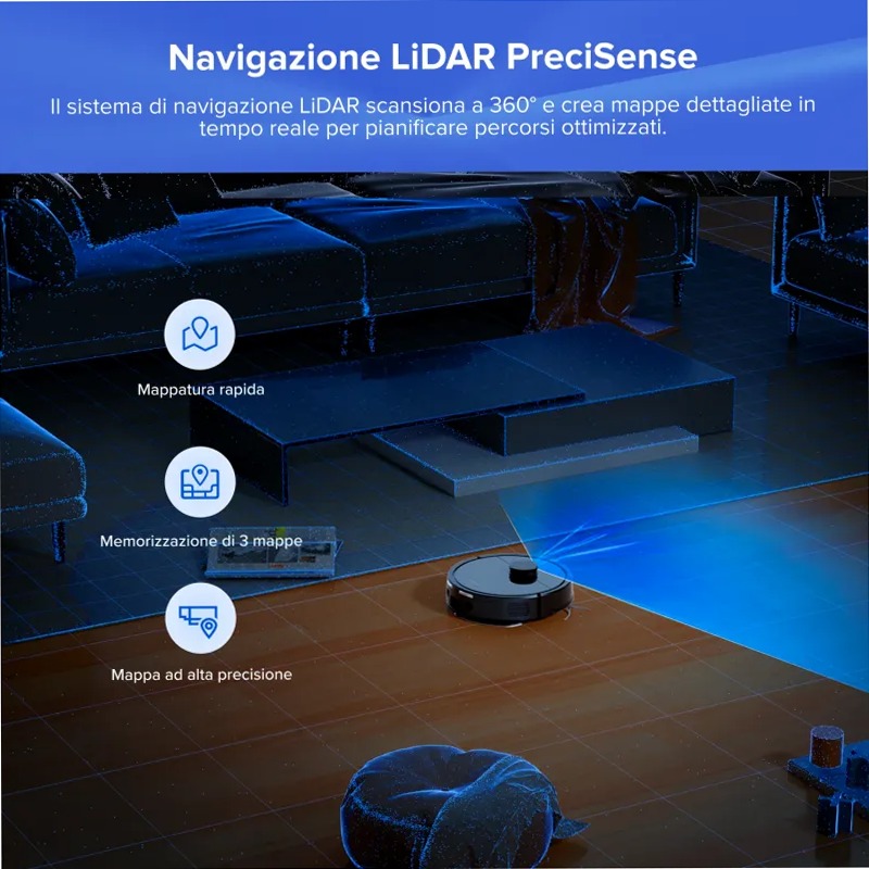 Roborock Q7 L5+ - Aspirapolvere potente e intelligente