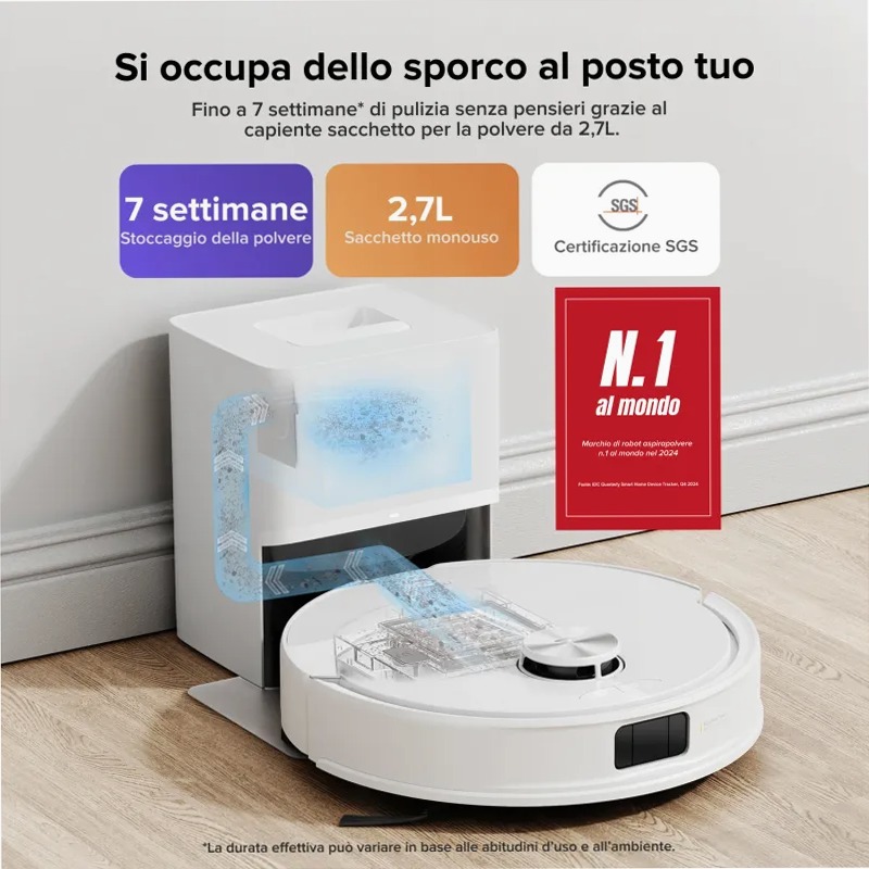 Roborock Q10 S5+ Set Robot Aspirapolvere