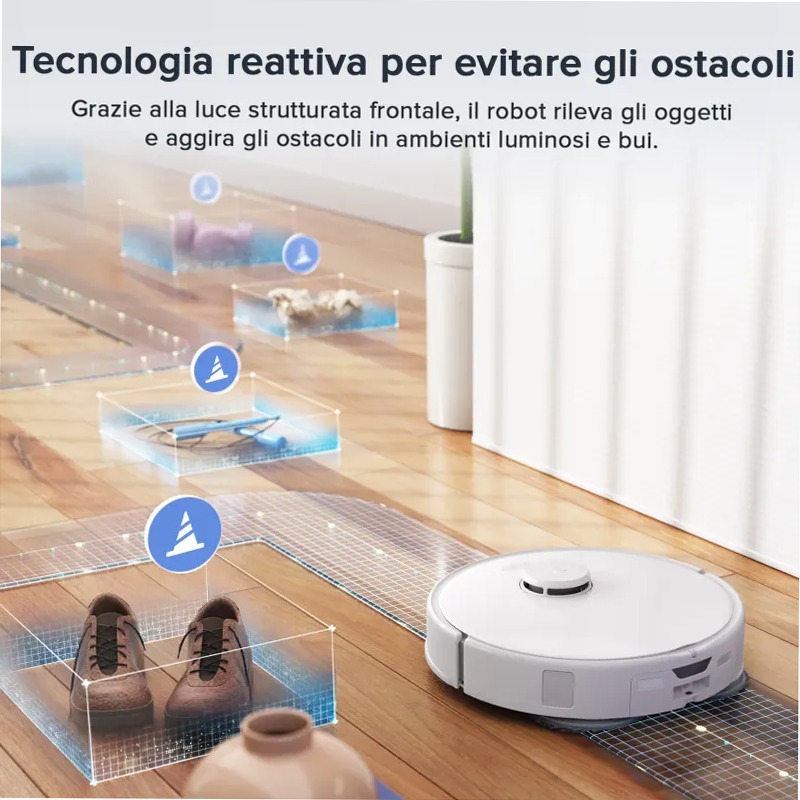 Roborock Qrevo Curv S5X Set: Pulizia Elegante e Intelligente 18.5w