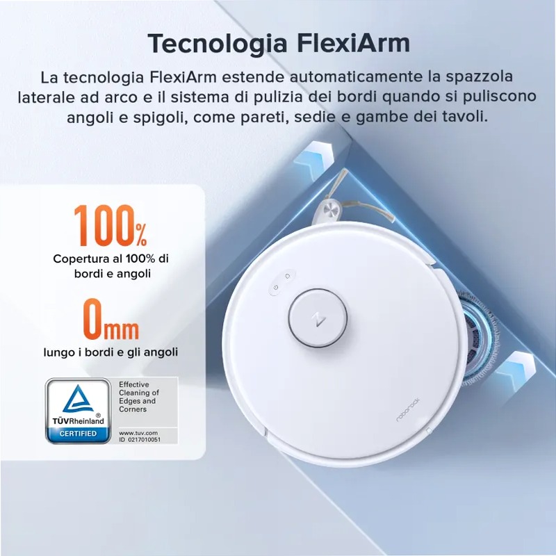 Roborock Qrevo Curv S5X Set: Pulizia Elegante e Intelligente 18.5w
