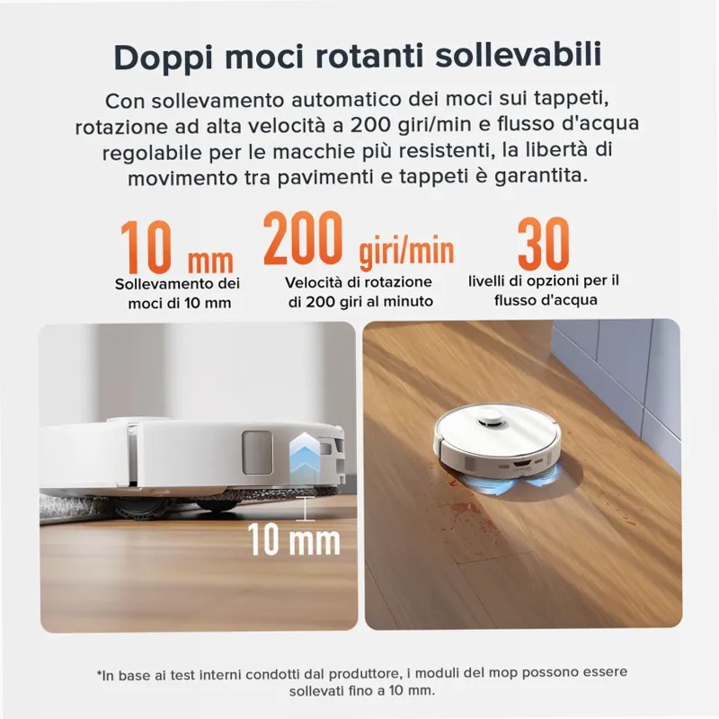 Roborock Qrevo Curv S5X Set: Pulizia Elegante e Intelligente 18.5w