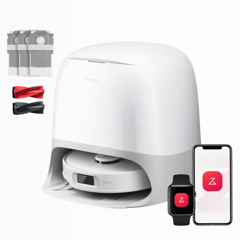 Roborock Qrevo Curv S5X Set: Pulizia Elegante e Intelligente 18.5w