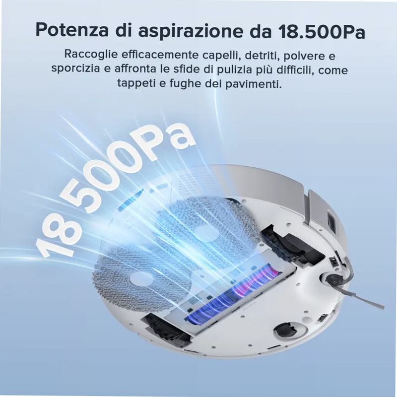 Roborock Qrevo Curv S5X Set: Pulizia Elegante e Intelligente 18.5w