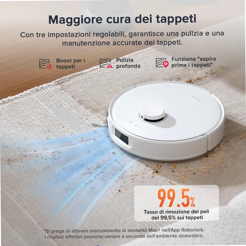Roborock Qrevo Curv S5X Set: Pulizia Elegante e Intelligente 18.5w
