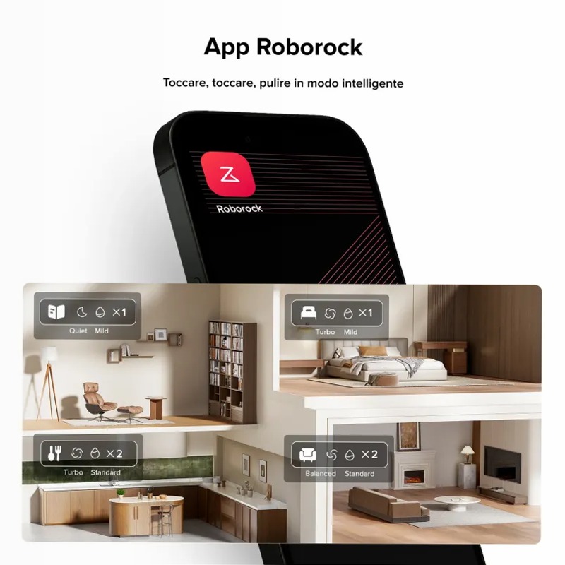 Roborock Q10 X5 - Robot Aspirapolvere e Lavapavimenti